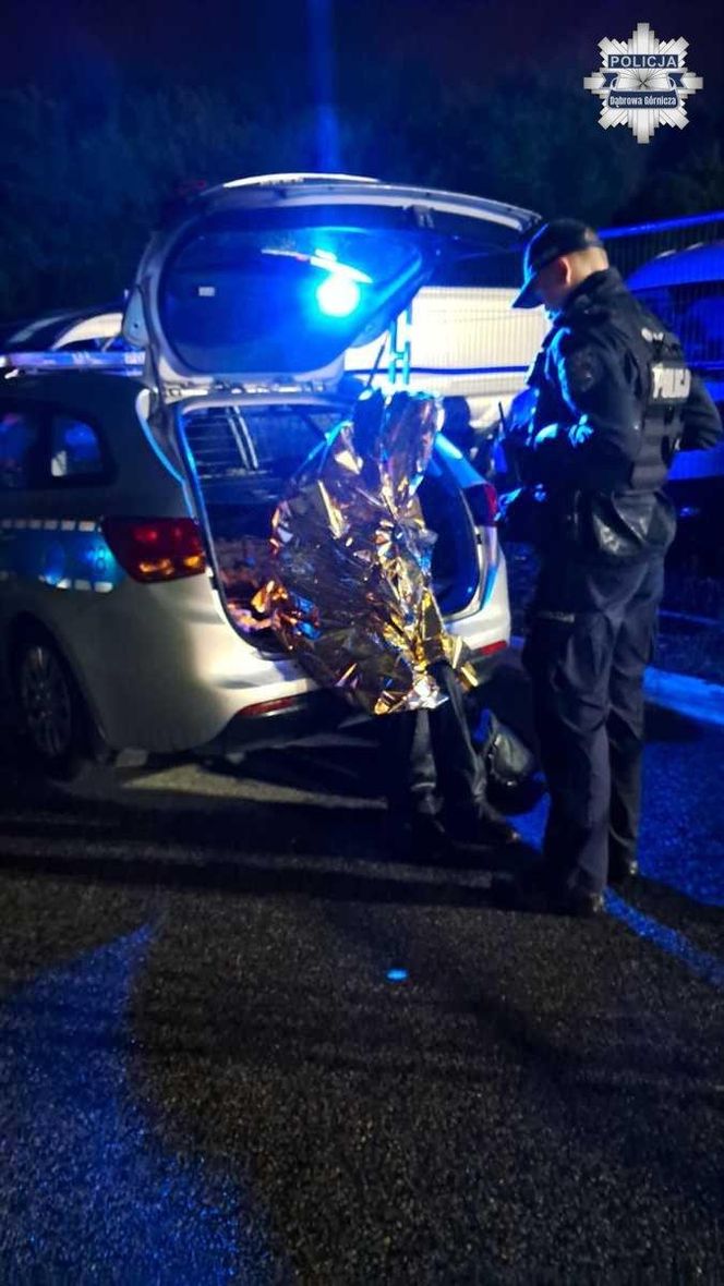 Dąbrowa Górnicza: 32-latek uciekał przed trzema oprawcami i wpadł w jeszcze większe bagno. Dosłownie