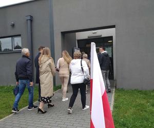 Wybory 2023. W lokalach wyborczych pojawiło się wielu łodzian