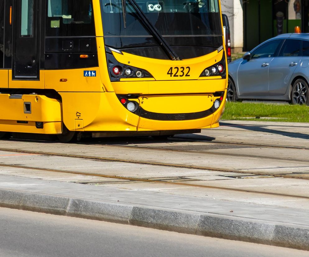 Tramwaj do Wilanowa blisko końca trasy