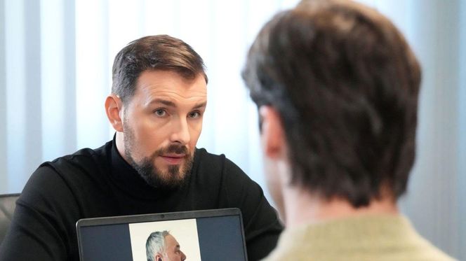 	Barwy szczęścia ostatni odcinek 3202 finał sezonu. Cezary (Marcel Opaliński), Marcin Kodur (Oskar Stoczyński) 