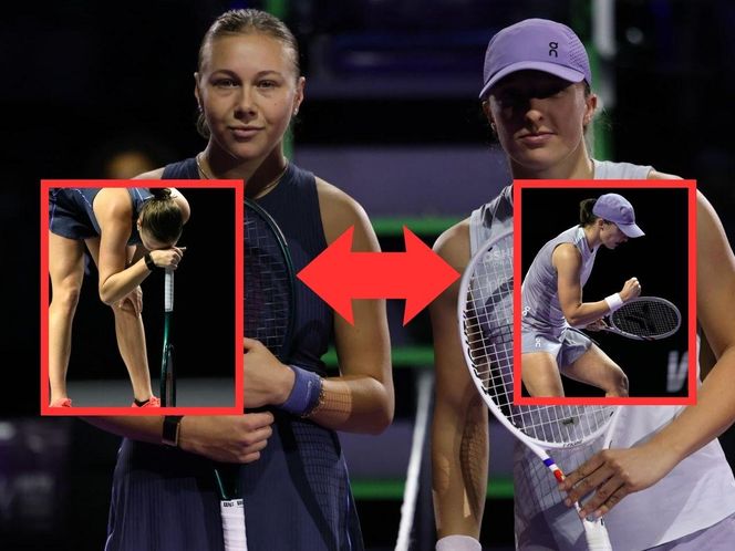 Amanda Anisimova - Iga Świątek. Wiatr odsłonił za wiele