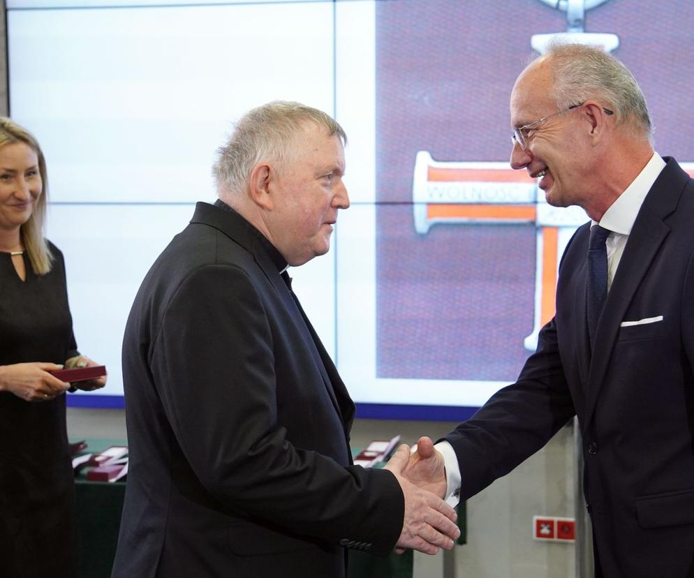 Uroczystośc wręczenia Krzyży Wolności i Solidarności