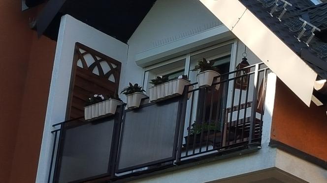 Pięknie zaaranżowany balkon 2016