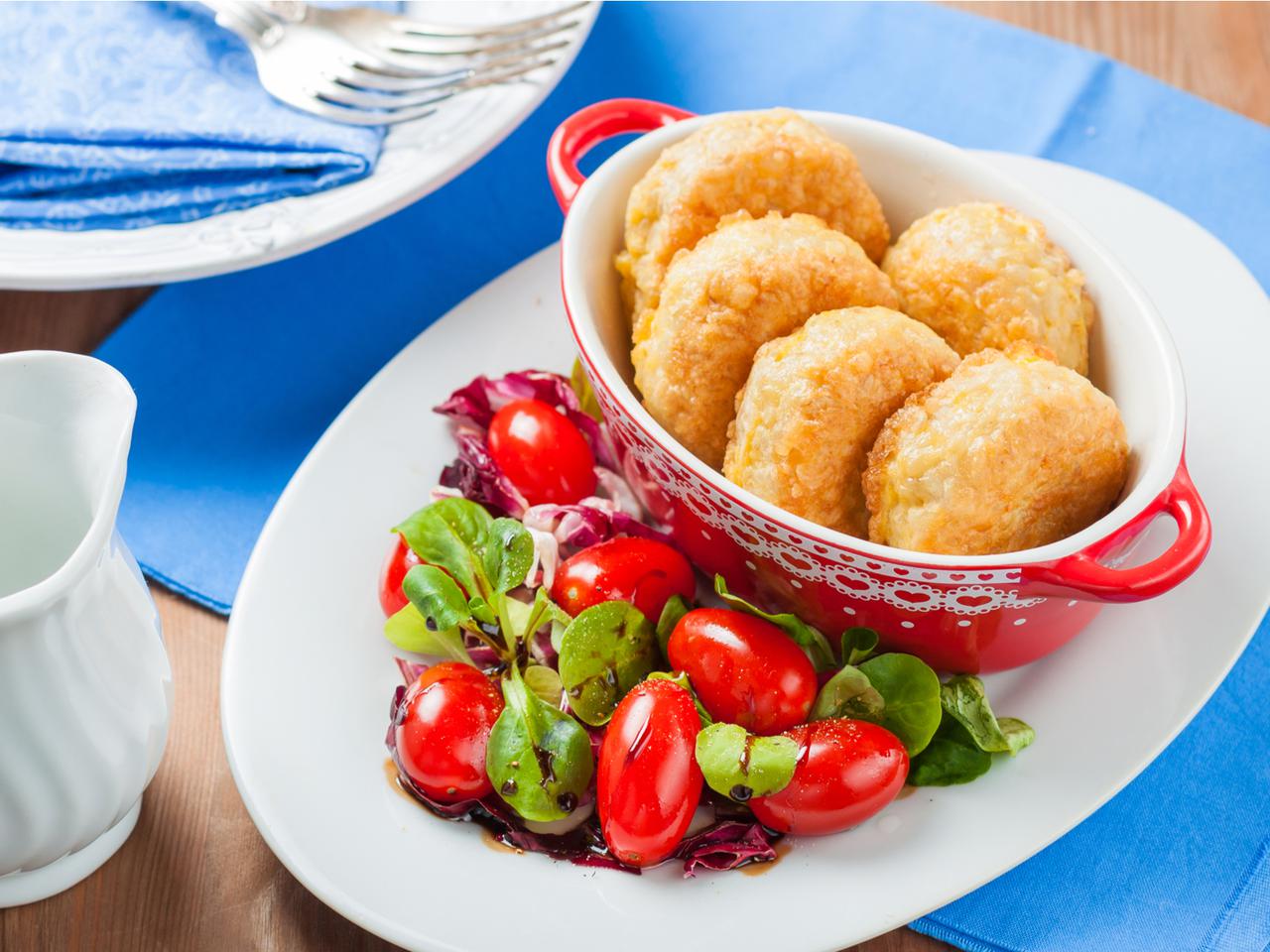 Krokiety ryżowe - idealny obiad bezmięsny w okresie postu lub diety