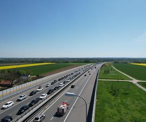 Wypadek na A1 pod Grudziądzem