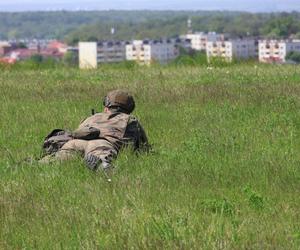 Wojskowe ćwiczenia na terenie kopalni Bolesław Śmiały w Łaziskach Górnych