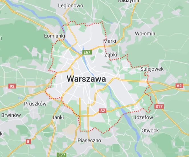 1. Warszawa - 1 861 975 mieszkańców