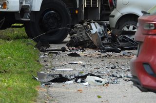 Śmierć na drodze pod Pułtuskiem. Zderzyli się czołowo, jeden z kierowców wypadł z auta