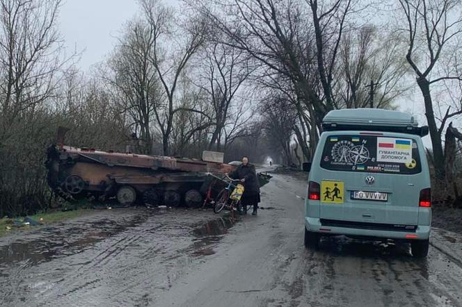 Marcin Choroszyński wozi dary z Gorzowa na Ukrainę