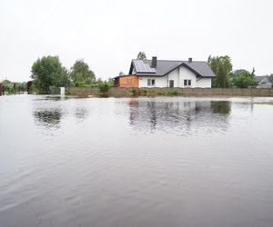 Podtopienia w powiatach jędrzejowskim i włoszczowskim