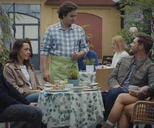 M jak miłość, odcinek 1880: Kama (Michalina Sosna), Marcin (Mikołaj Roznerski), Jakub Karski (Krzysztof Kwiatkowski), Martyna (Magdalena Turczeniewicz)