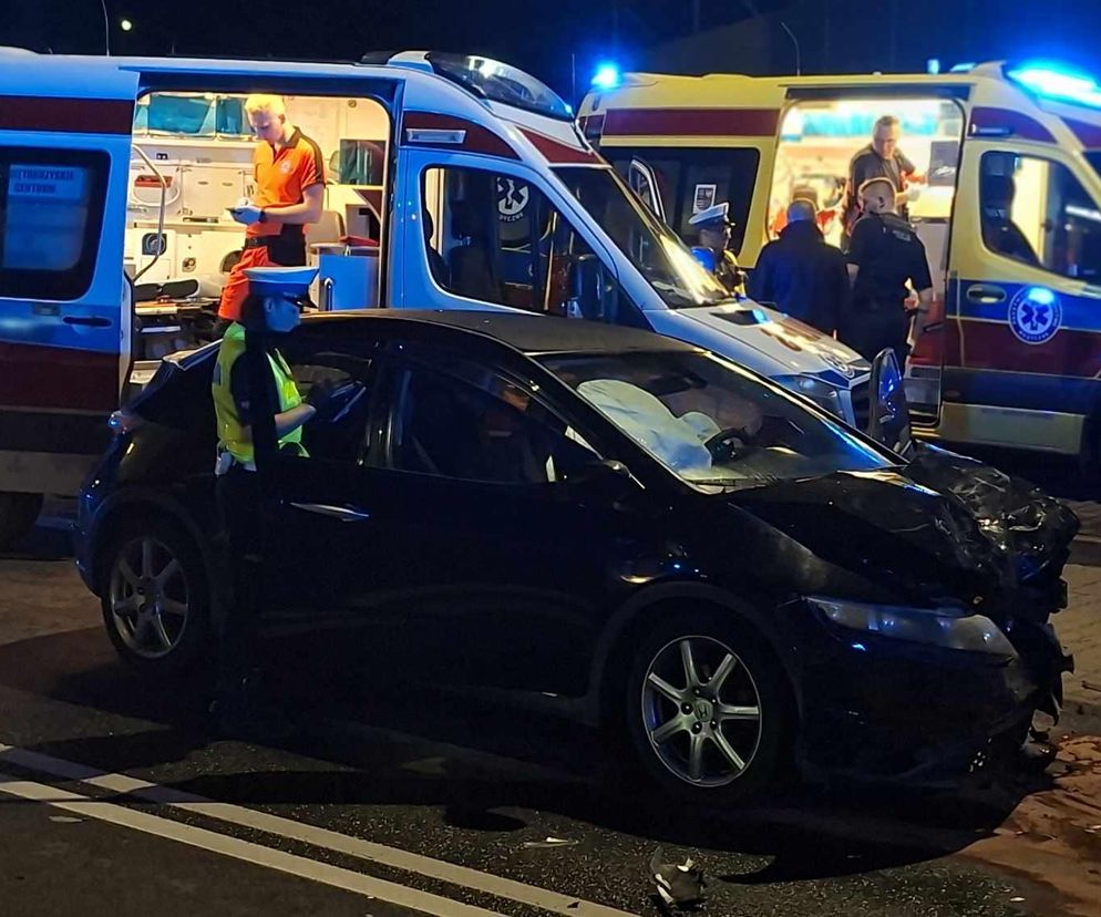 Starachowice. Wypadek na wiadukcie