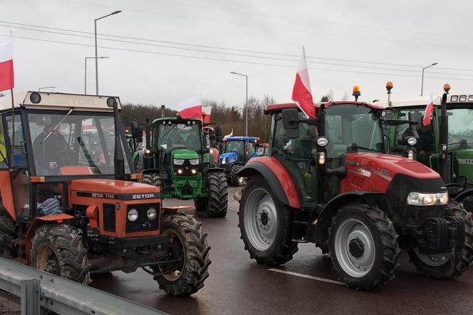 Protest rolników w woj. lubelskim