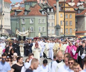 Centralna procesja Bożego Ciała 2024 w Warszawie