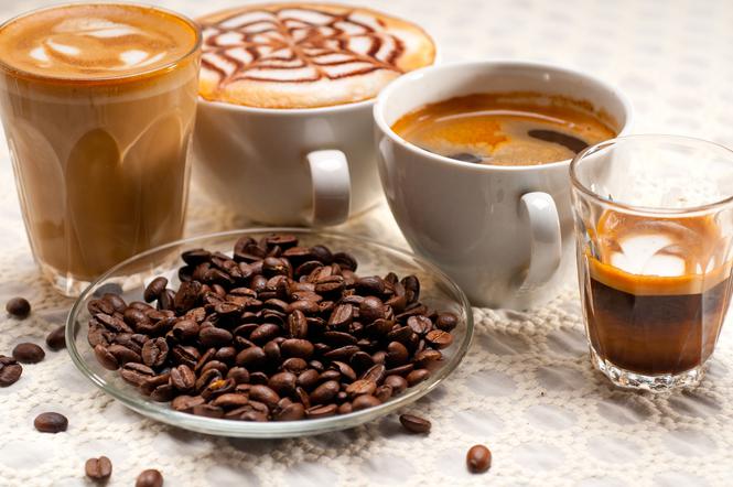 Cappuccino, macchiato, cafe latte, espresso