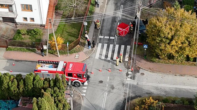 Śmiertelne potrącenie rowerzysty pod Warszawą
