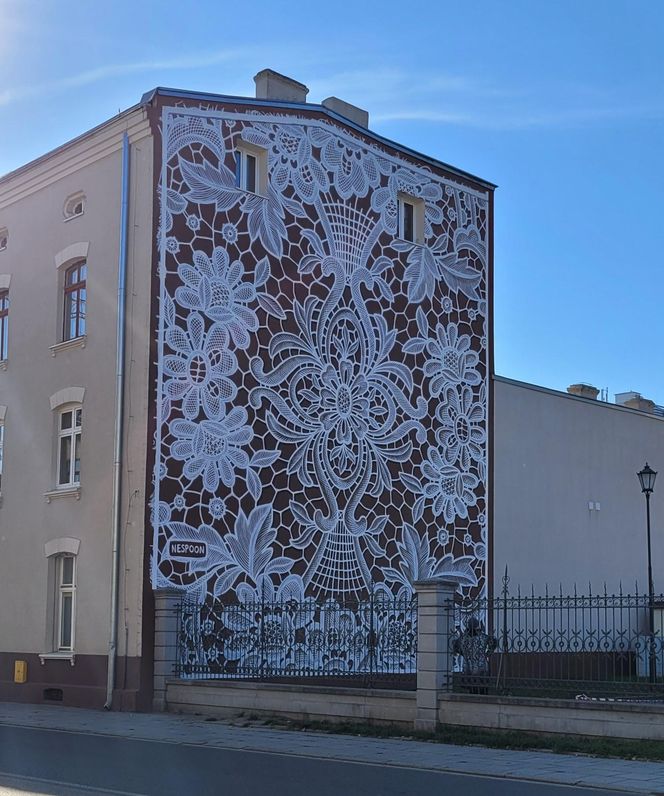 Nowy mural na ulicy Włókienniczej w Łodzi