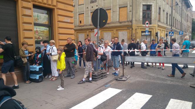 W centrum Łodzi zawaliła się trzypiętrowa kamienica