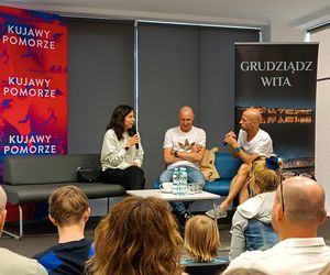 Krystian Zalewski i Joanna Jóźwik spotkali sie z mieszkańcami Grudziądza. Wywiady i zdjęcia 