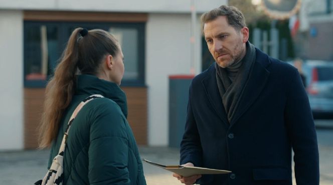 Barwy szczęścia, odcinek 3177. Gabrysia (Marta Juras), Szczepan (Robert Gulaczyk)