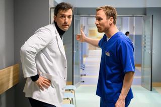 Na dobre i na złe odc. 735. Marcin Molenda (Filip Bobek), Michał Wilczewski (Mateusz Janicki)