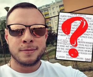 Raper Bonus napis list prosto z więzienia. Przygotował dla fanów wspaniałą niespodziankę