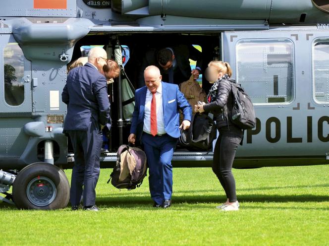 Joachim Brudziński na obchodach święta straży pożarnej