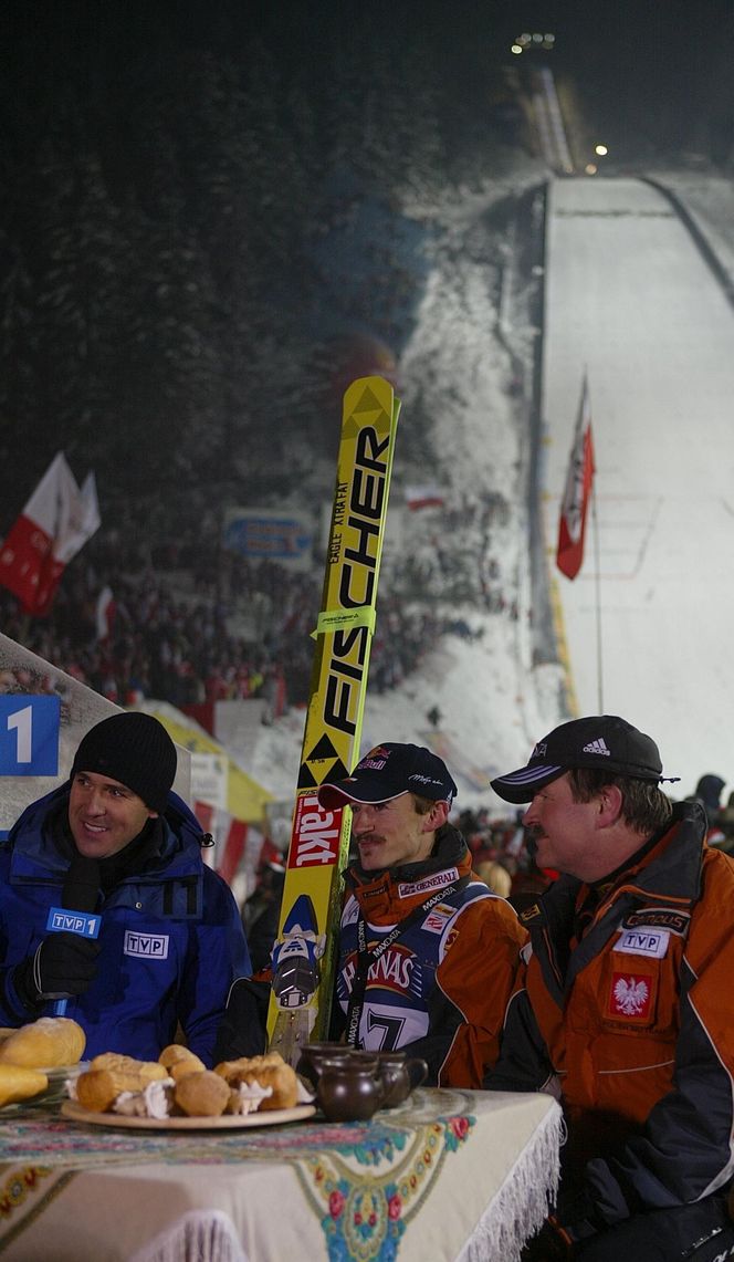 Maciej Kurzajewski i Adam Małysz