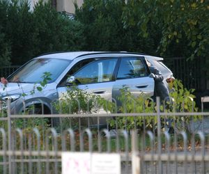 Małgorzata Tusk w wypożyczonym BMW.