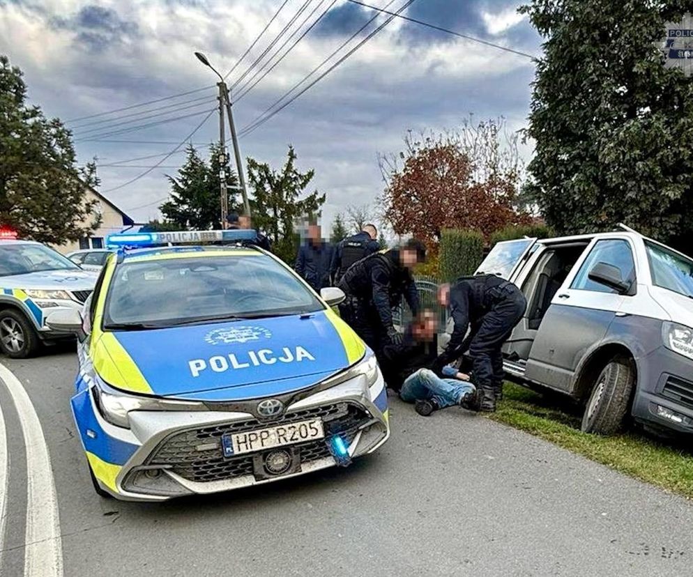 Ukradli w Czechach, wpadli na Śląsku. Pościg za skradzionym busem rodem z filmu akcji