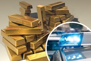 Ponad sto kilogramów złota ukryte w aucie! Policja zatrzymała przedsiębiorcę i influencerkę