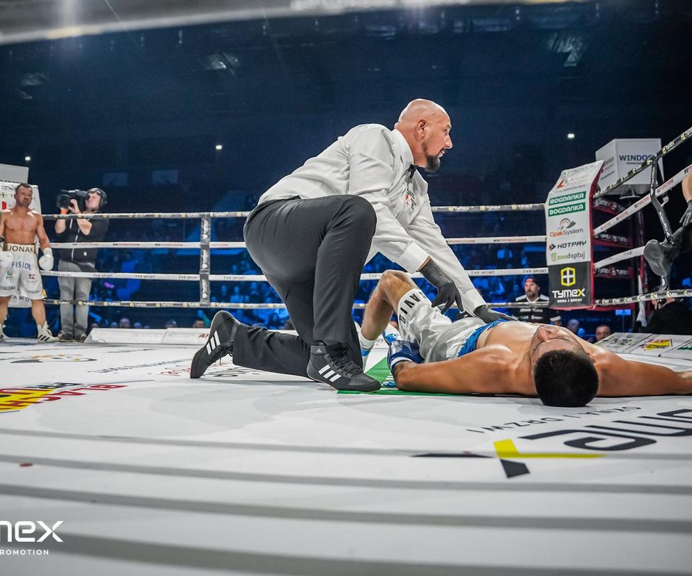Potworny nokaut Damiana Jonaka na Tymex Boxing Night 23