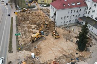 Budowa nowego skrzydła szpitala w Ostródzie