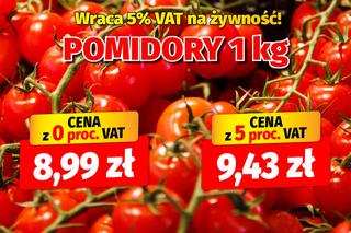 Wraca 5 procentowy VAT na żywność 