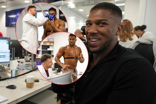 Legenda boksu przebadana od stóp do głów w Katowicach. Anthony Joshua przyjął zaproszenie Jakuba Chyckiego