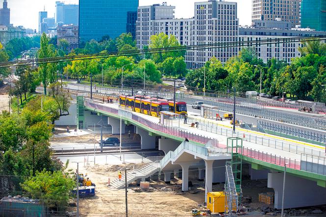 Warszawa: Tramwaje pojadą wiaduktem na Andersa we wrześniu