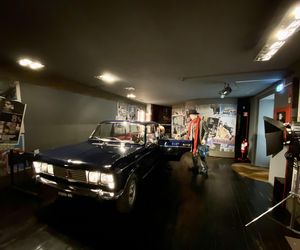 Cinecittà Studios - Fiat 125 P, którym Federico Fellini przyjeżdżał na plan