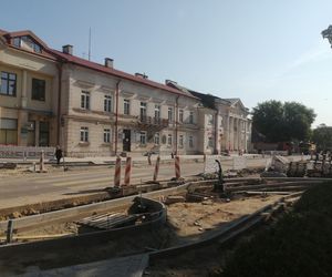 Remont ul. Piłsudskiego w Siedlcach, natrafiono na ciekawe znalezisko