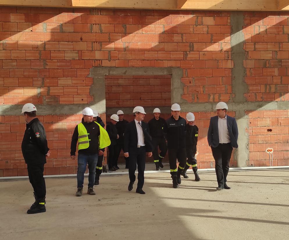 Budowa nowej strażnicy w Kazimierzu Biskupim