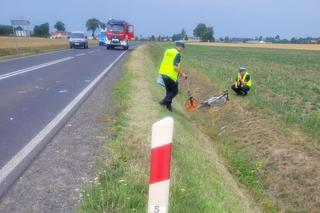 Tragiczne potrącenie rowerzysty pod Inowrocławiem! 80-latek zginął na miejscu 