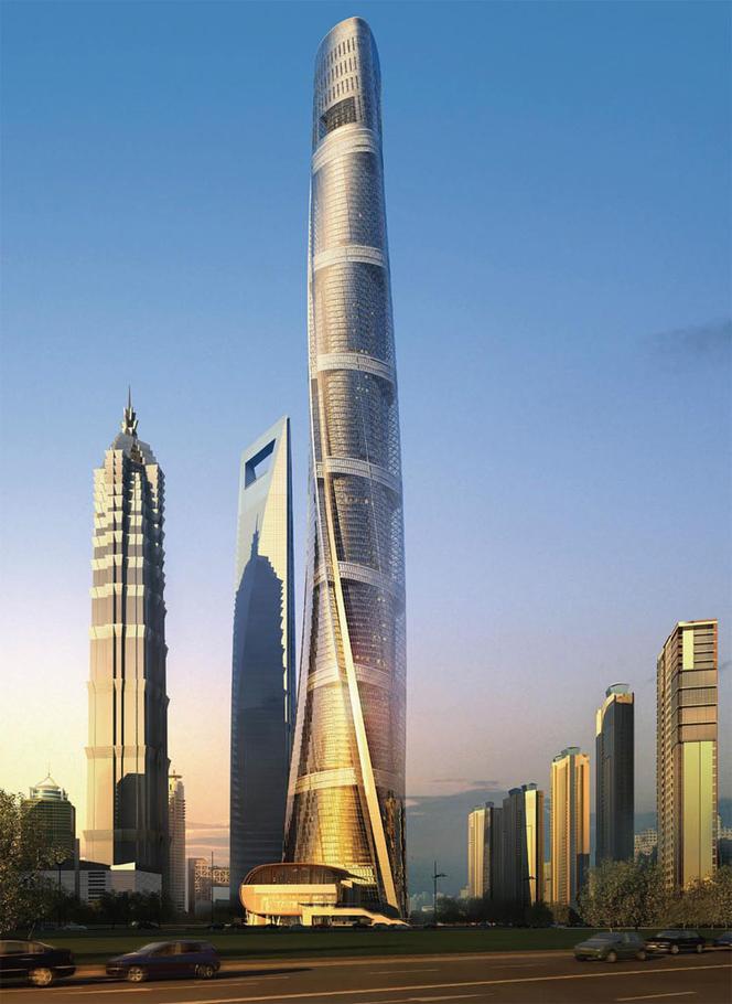 Shanghai Tower - najwyższy budynek w Chinach 