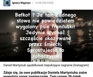 Daniel Martyniuk znów szokuje! Nocna kąpiel i dziwne pytania na Instagramie