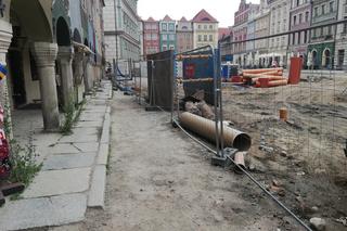 Trwa remont Starego Rynku w Poznaniu. Tak wygląda obecnie [13.07.2023]