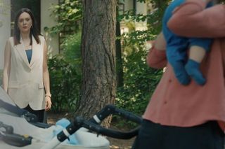 Barwy szczęścia odc. 3089. Natalia (Maria Dejmek), Cezary (Marcel Opaliński), jego syn Czarek (Tadeusz Łaczkowski) 