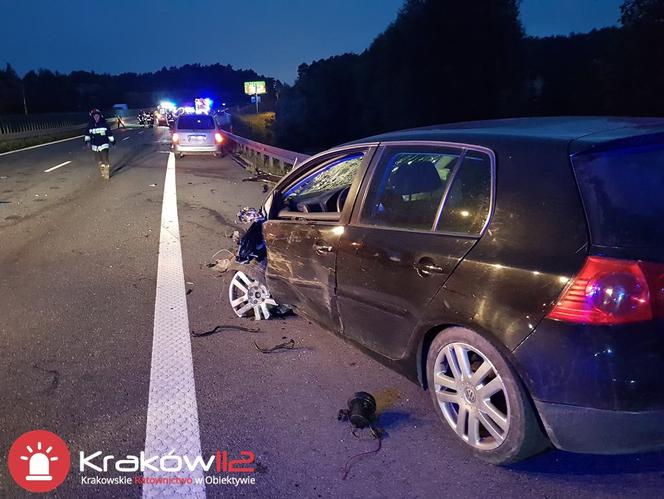 Śmiertelny wypadek na A4. Kierowca jechał pod prąd [ZDJĘCIA]