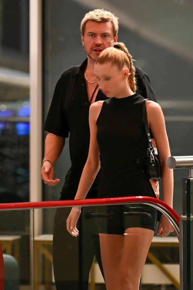 Wojciech Łozo Łozowski zabrał dziewczynę na premierę "Vinci2"