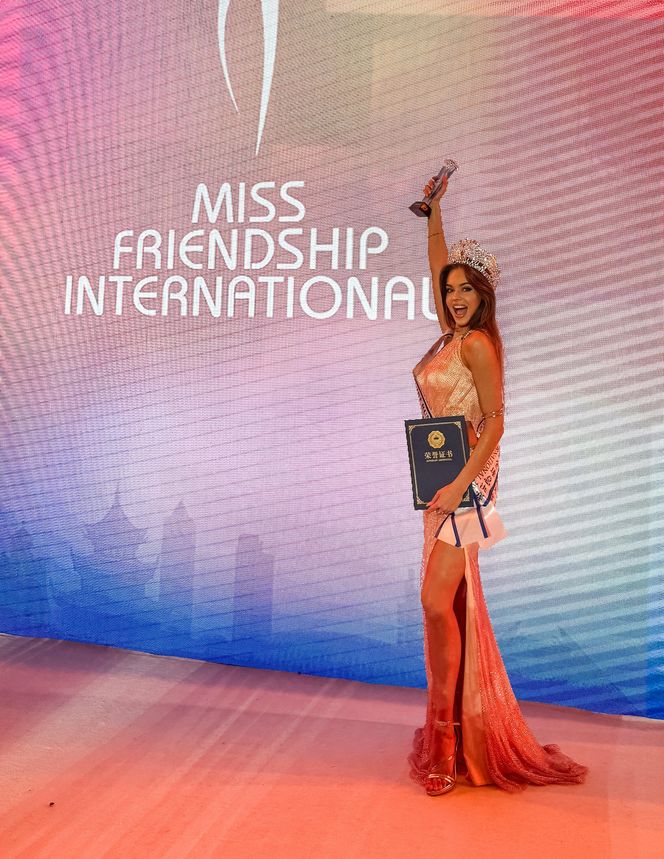 Polka podbiła Chiny! Ewa Bochenko z tytułem I Wicemiss Miss Friendship International 2025