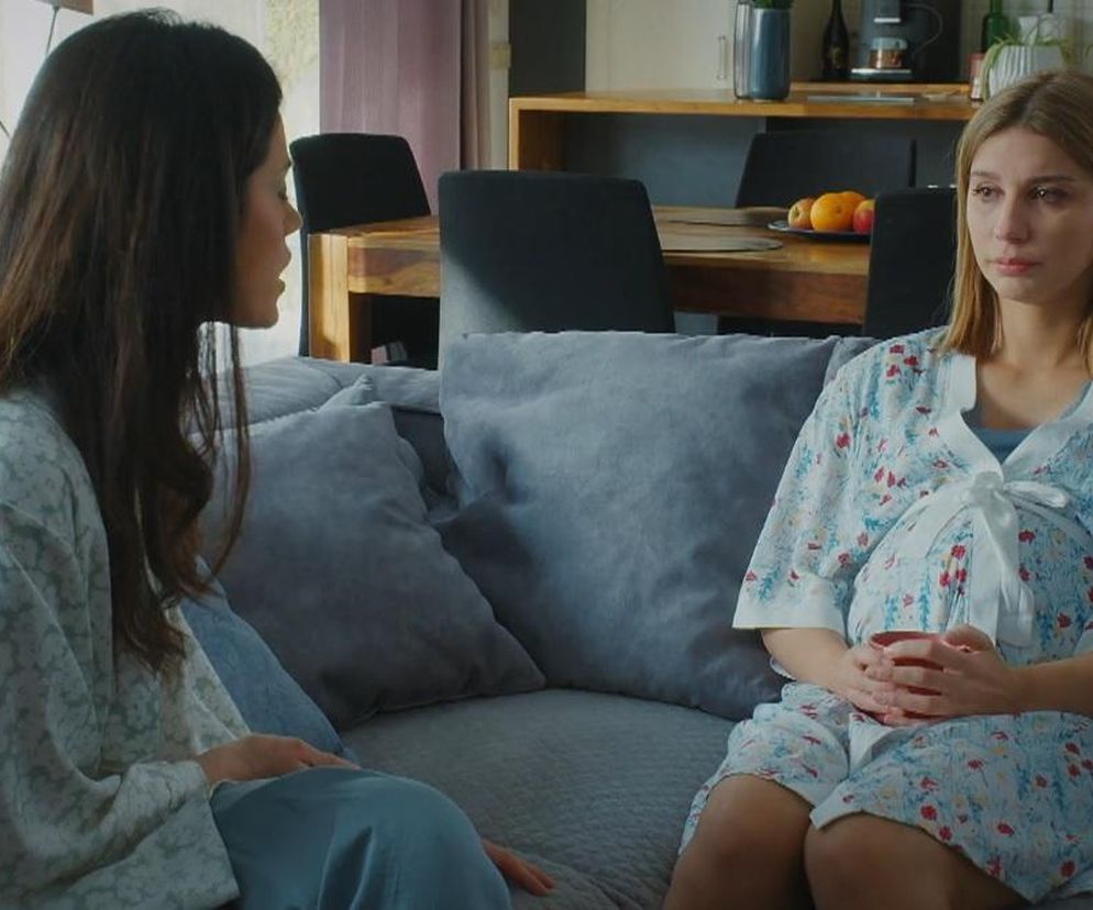 M jak miłość, odcinek 1799: Koszmar Justyny przed porodem! Nie pozwoli, żeby Kasia i Jakub zabrali i wychowali jej dziecko. Nie powtórzy losu zmarłej cioci  - ZDJĘCIA, WIDEO 