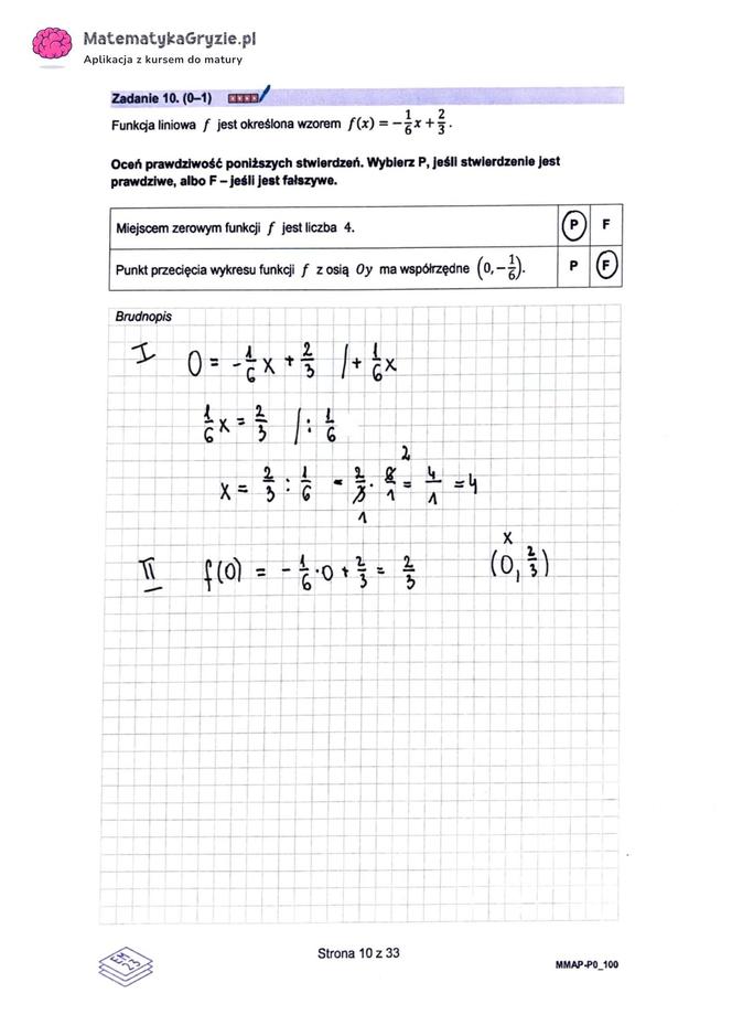 Matura próbna 2023 - odpowiedzi z matematyki