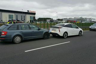 Blokada na S8. Litwin uciekał kradzioną toyotą. Zatrzymał auto i próbował uciekać piechotą